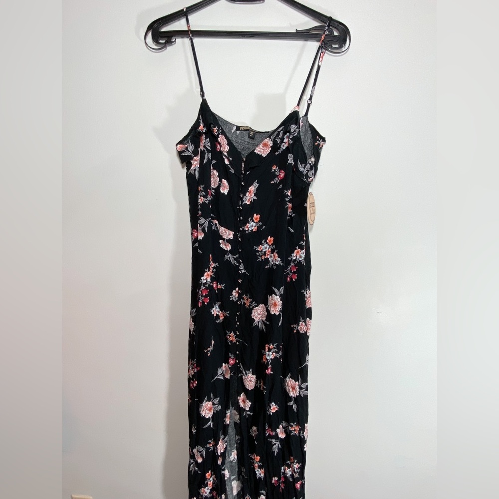 Black Gypsies & Moondust Button Dress